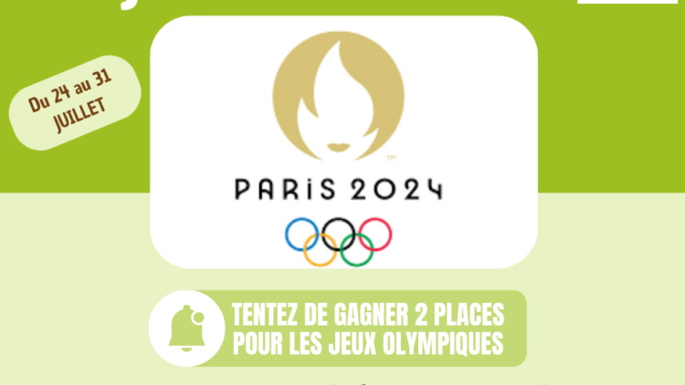 Jeu concours: gagnez vos places pour les jeux olympiques de Paris!